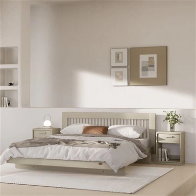 Cadre de lit king size en bois