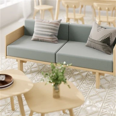 Canapés en bois 2 places